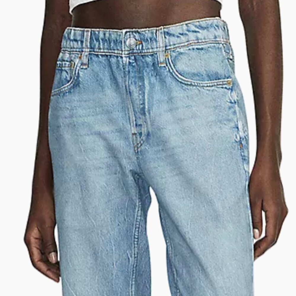 rag & bone Light Blue Denim Jogger Pants - Picture 3 of 9